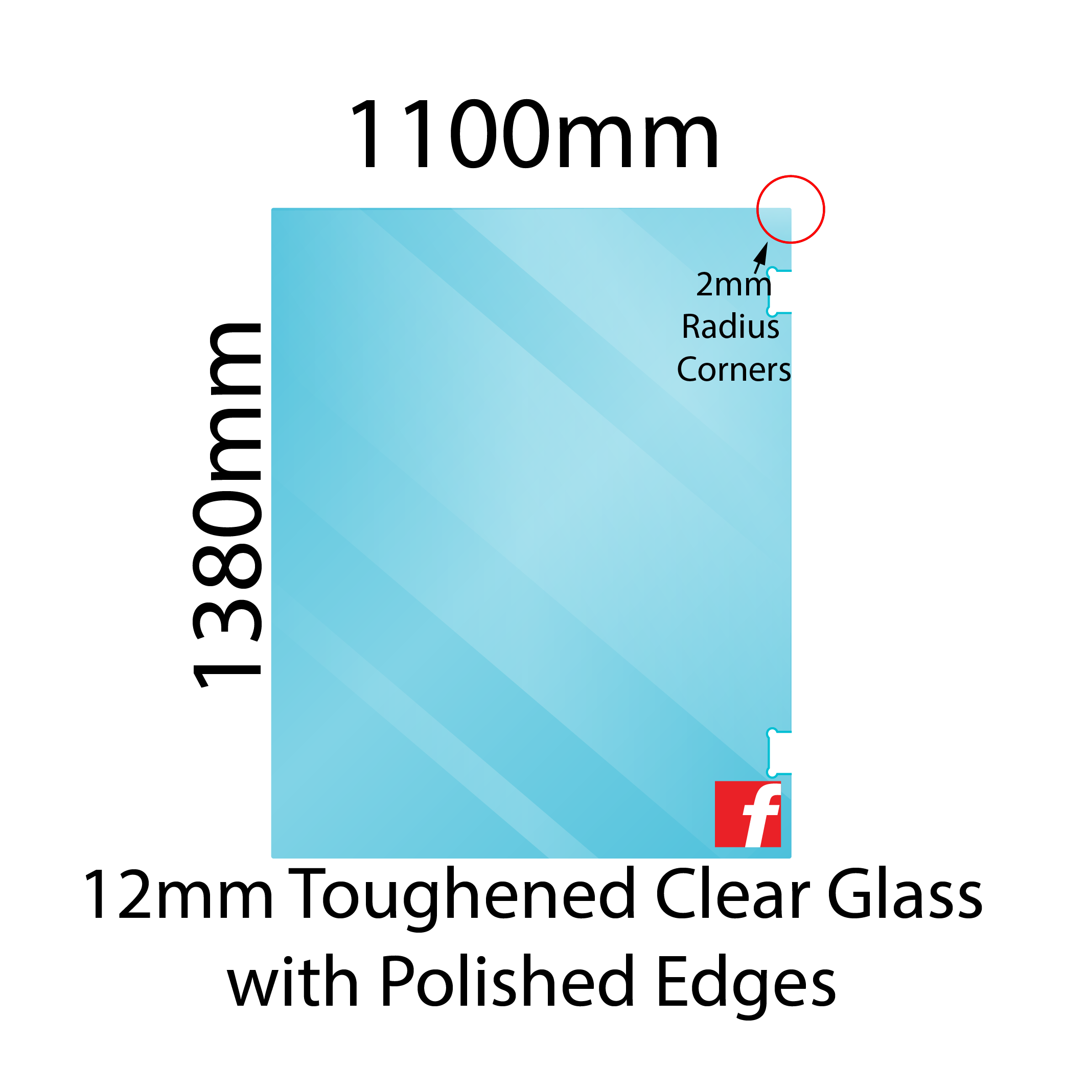 Hinge Panel (Atlantic/Polaris) 1380 x 1100mm
